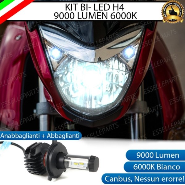 Kit Full LED Lampada H4 9000 Lumen per SUZUKI Inazuma 250 2015-2016 F