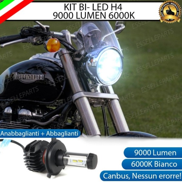 Kit Full LED Lampada H4 9000 Lumen per Triumph Speedmaster 2003-2005