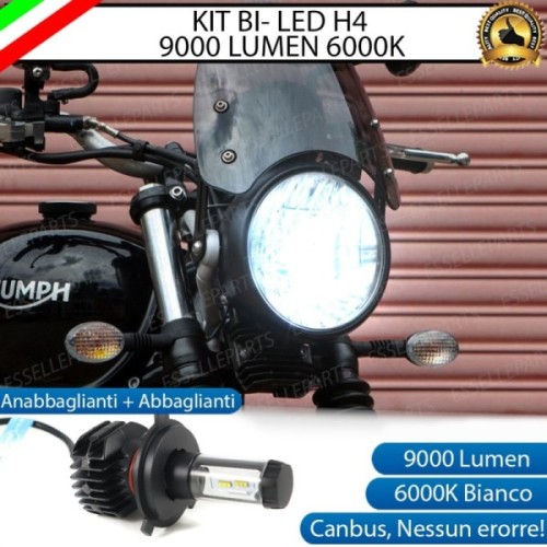 Kit Full LED Lampada H4 9000 Lumen per Triumph Street Scrambler 900 2019-2020