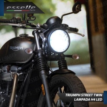 Kit Full LED Lampada H4 9000 Lumen per Triumph Street Twin 900 2019-2020