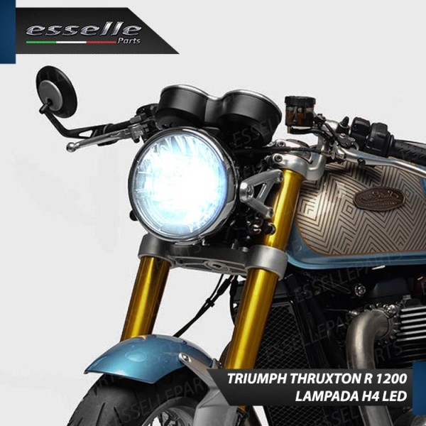 Kit Full LED Lampada H4 9000 Lumen per Triumph Thruxton 1200 2017-2020