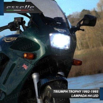Kit Full LED Lampada H4 9000 Lumen per Triumph Trophy 1200 1992-2001