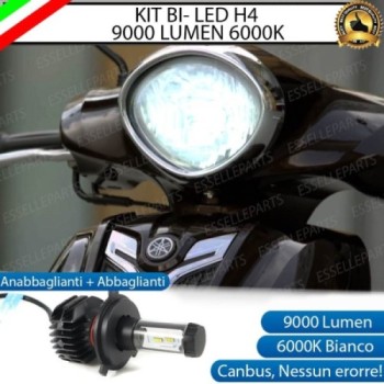 Kit Full LED Lampada H4 9000 Lumen per YAMAHA D'Elight 125 2014-2017