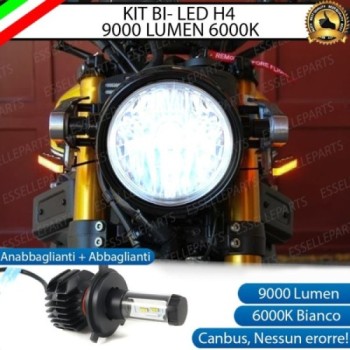Kit Full LED Lampada H4 9000 Lumen Anabbaglianti Abbaglianti per YAMAHA XSR 700 2016-2020 ABS