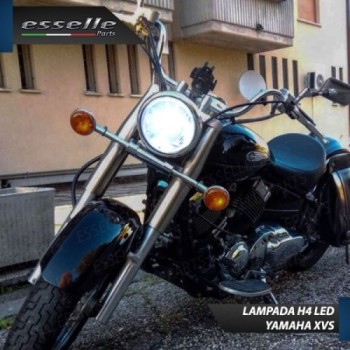 Kit Full LED Lampada H4 9000 Lumen per YAMAHA XVS 650 1997-2005 Drag Star