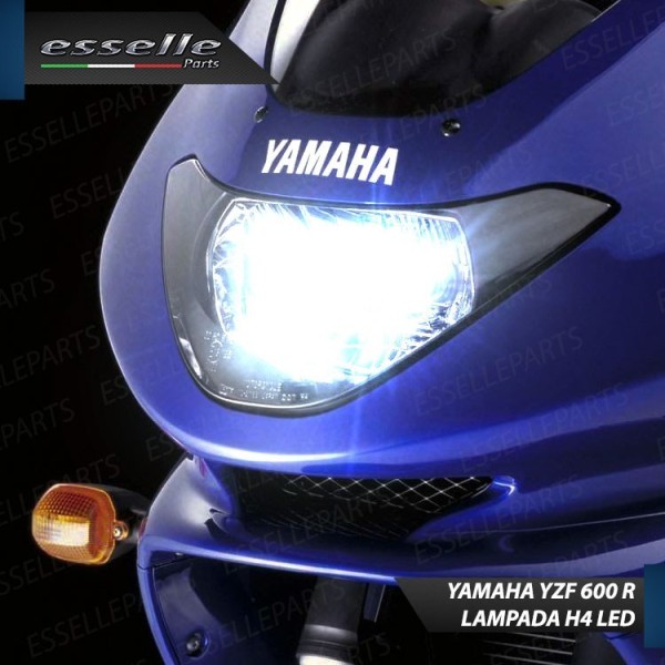 Kit Full LED Lampada H4 9000 Lumen per YAMAHA YZF 600 1996-2004 R Thundercat