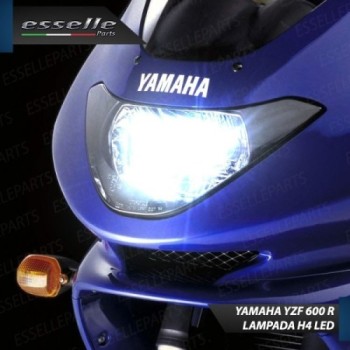 Kit Full LED Lampada H4 9000 Lumen per YAMAHA YZF 600 1996-2004 R Thundercat