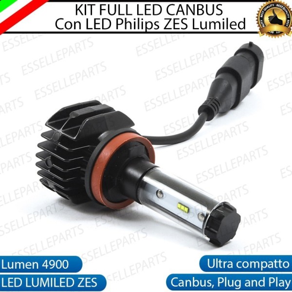 Kit Full LED Lampada H8 4900 Lumen Abbaglianti per MALAGUTI Drakon 2005-2006