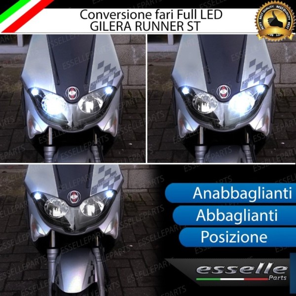 Conversione Fari Full LED Gilera Runner