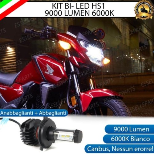 Kit Full LED HS1 9000 LUMEN Anabbagliante Abbagliante Honda CB 125 F 2015-2016