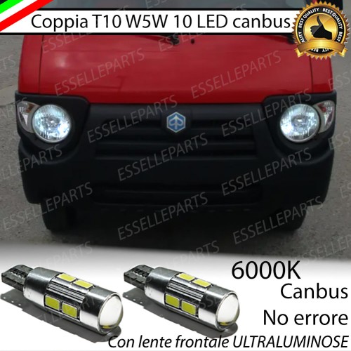 Luci posizione 10 LED Canbus Specifiche per PIAGGIO QUARGO