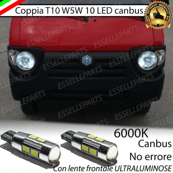 Luci posizione 10 LED Canbus Specifiche per PIAGGIO QUARGO Luci posizione 10 LED Canbus Specifiche per PIAGGIO QUARGO