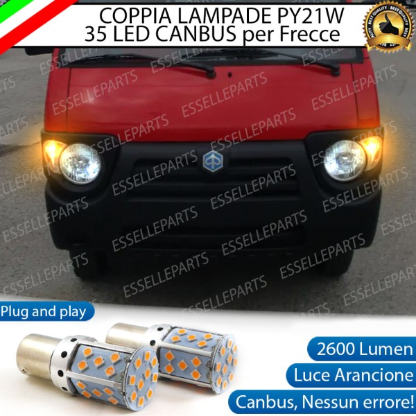 Coppia Frecce Anteriori PY21W 35 LED Canbus PIAGGIO QUARGO