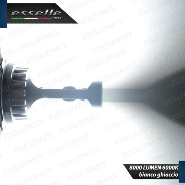Coppia Lampade H4 LED 8000 Lumen per Piaggio Porter I