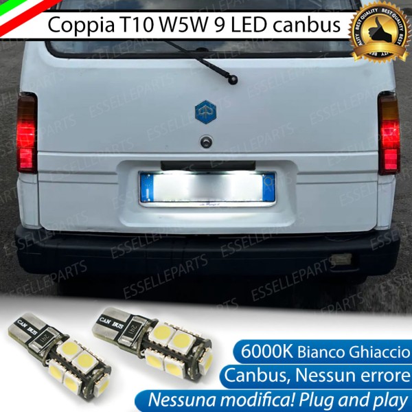 Luci targa 9 LED Canbus PIAGGIO PORTER II