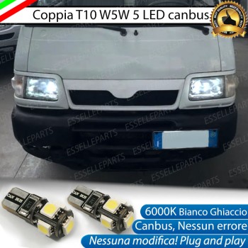 Luci posizione 5 LED Canbus Specifiche per PIAGGIO PORTER II Luci posizione 5 LED Canbus Specifiche per PIAGGIO PORTER II