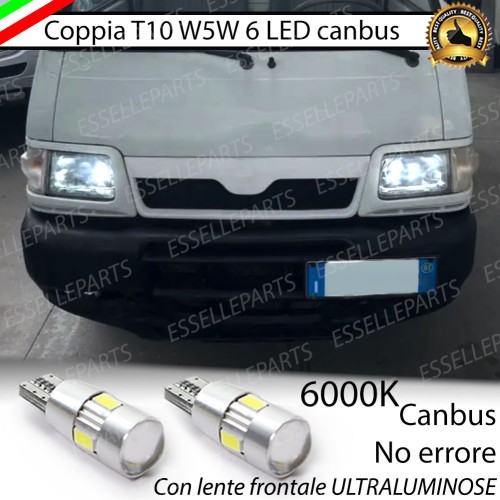 Luci posizione 6 LED Canbus Specifiche per PIAGGIO PORTER II