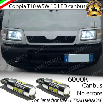 Luci posizione 10 LED Canbus Specifiche per PIAGGIO PORTER II Luci posizione 10 LED Canbus Specifiche per PIAGGIO PORTER II