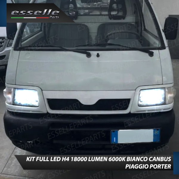 Kit Full LED Coppia lampade H4 Anabbaglianti/Abbaglianti per Piaggio Porter II