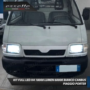 Kit Full LED Coppia lampade H4 Anabbaglianti/Abbaglianti per Piaggio Porter II Kit Full LED Coppia lampade H4 Anabbaglianti/Abbaglianti per Piaggio Porter II