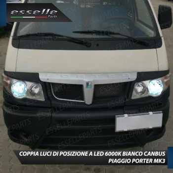 Luci posizione 6 LED Canbus Specifiche per PIAGGIO PORTER III Luci posizione 6 LED Canbus Specifiche per PIAGGIO PORTER III