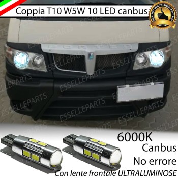 Luci posizione 10 LED Canbus Specifiche per PIAGGIO PORTER III Luci posizione 10 LED Canbus Specifiche per PIAGGIO PORTER III