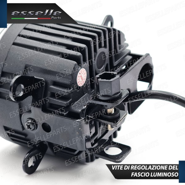 Set Proiettori Lenticolari Led Fendinebbia Jeep Compass 2 Fumè