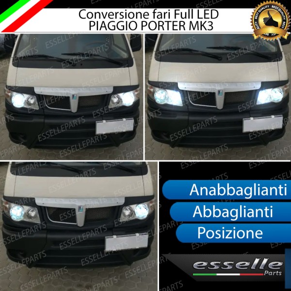 Conversione Fari Full LED PIAGGIO PORTER III