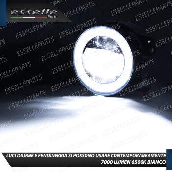 Set Proiettori LED Fendinebbia + Luci Diurne LED Citroen C6 Argento