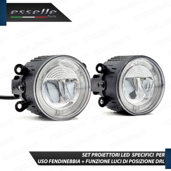 Set Proiettori LED Fendinebbia + Luci Diurne LED Renault Megane 4 Argento
