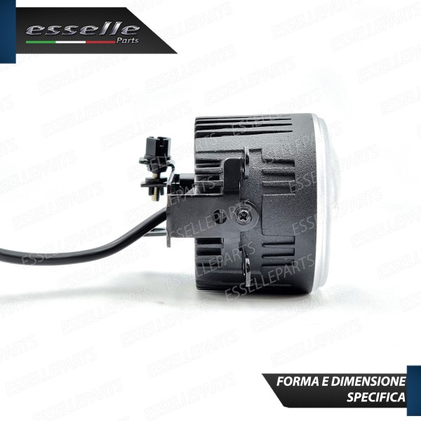 Set Proiettori LED Fendinebbia + Luci Diurne LED Dacia Lodgy Argento