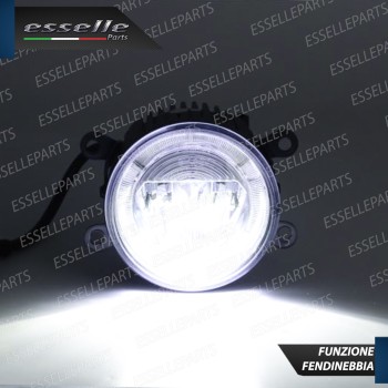 Set Proiettori LED Fendinebbia + Luci Diurne LED Dacia Duster Mk1 Restyling Argento