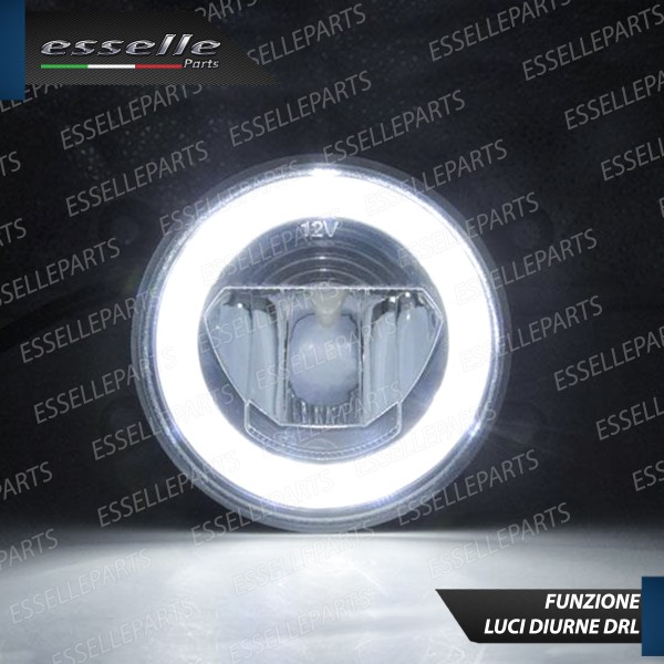 Set Proiettori LED Fendinebbia + Luci Diurne LED Renault Kangoo 2 Pre-Restyling Argento