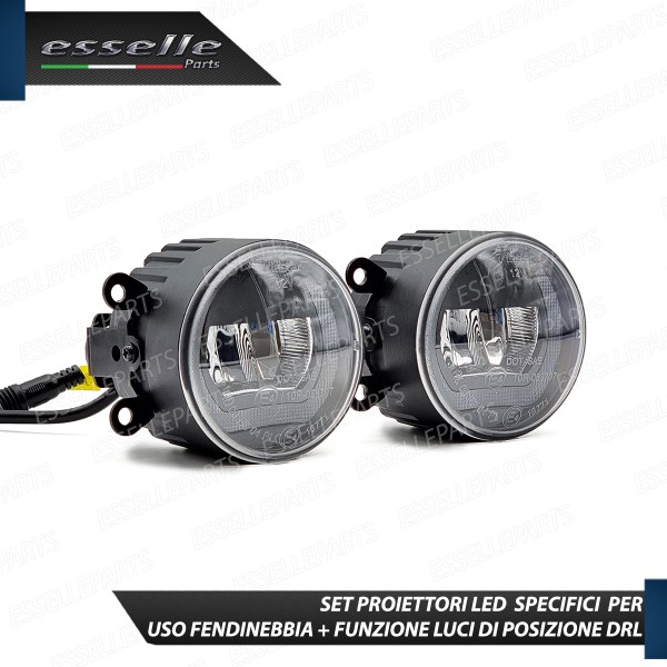 Set Proiettori LED Fendinebbia + Luci Diurne LED Peugeot 508 Nero Fumè