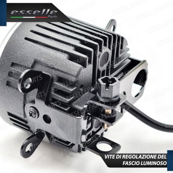 Set Proiettori LED Fendinebbia + Luci Diurne LED Fiat Punto Evo Nero Fumè