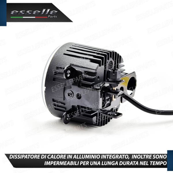 Set Proiettori LED Fendinebbia + Luci Diurne LED Citroen C4 Picasso Nero Fumè