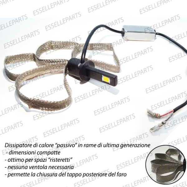 Kit Full LED H1 Abbaglianti 6400 LUMEN HONDA CIVIC VIII