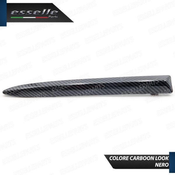 Set Modanature Carbon Look Paraurti Anteriore Fiat 500 Pre-Restyling Fino A 2015