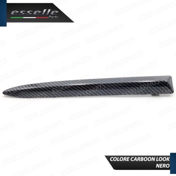 Set Modanature Carbon Look Paraurti Anteriore Fiat 500 Pre-Restyling Fino A 2015