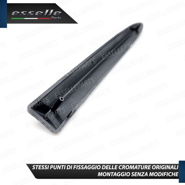 Set Modanature Carbon Look Paraurti Anteriore Fiat 500 Pre-Restyling Fino A 2015