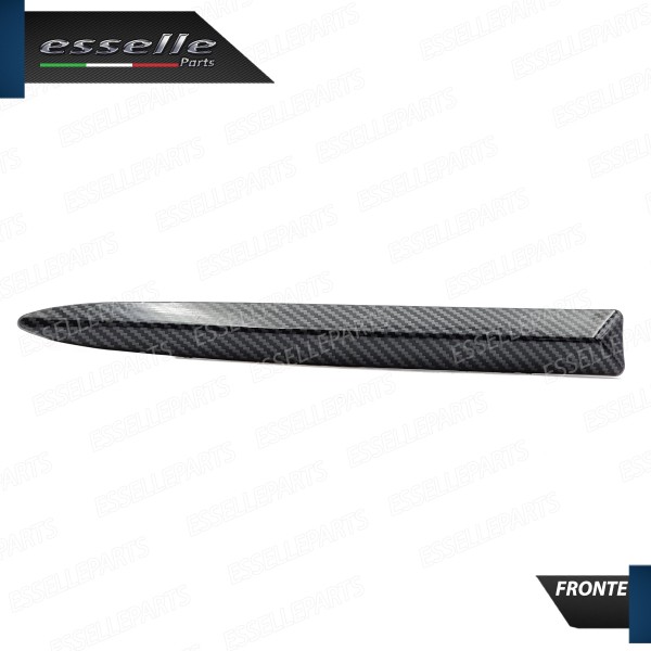 Set Modanature Carbon Look Paraurti Anteriore Fiat 500 Pre-Restyling Fino A 2015