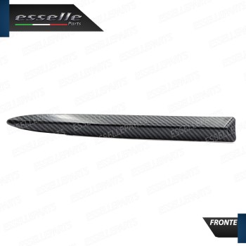 Set Modanature Carbon Look Paraurti Anteriore Fiat 500 Pre-Restyling Fino A 2015