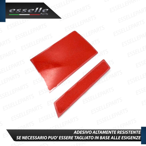 6 X DECALCOMANIE CERCHI IN LEGA RUOTE ADESIVO ROSSO PER JEEP GRAND CHEROKEE III WK