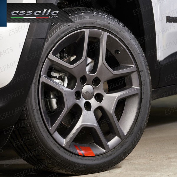 6 X DECALCOMANIE CERCHI IN LEGA RUOTE ADESIVO ROSSO PER OPEL CORSA E