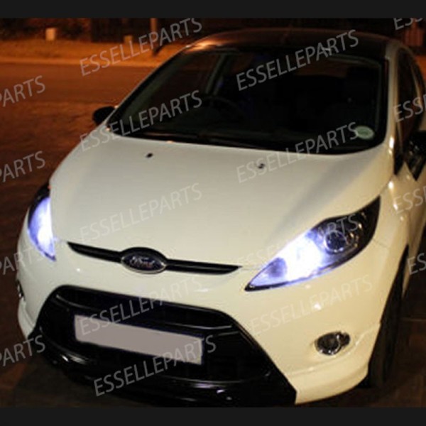 Coppia Luci Posizione 5 LED Canbus 6000K bianco ghiaccio Ford Fiesta MK6