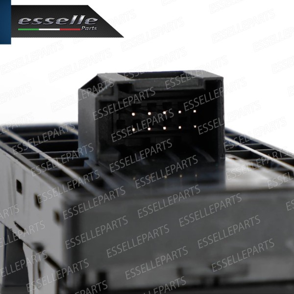 INTERRUTTORE ALZACRISTALLI LATO GUIDA NERO / CROMO PER AUDI A6 C6 C6 DAL 2009