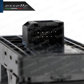 INTERRUTTORE ALZACRISTALLI LATO GUIDATORE NERO / CROMO PER AUDI Q7 DAL 2010