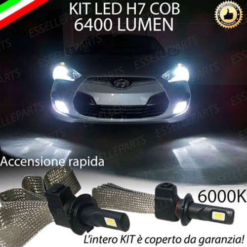Kit Full LED H7 6400 LUMEN Anabbaglianti HYUNDAI VELOSTER
