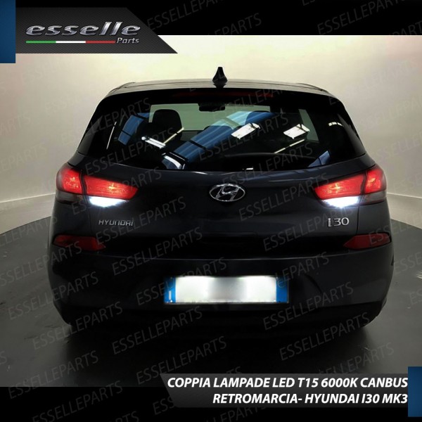 Luci Retromarcia Led Canbus HYUNDAI I30 III 6000K Luce Bianca No Error