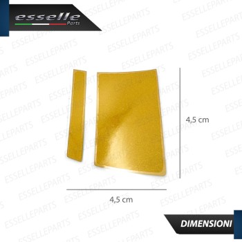 6 X DECALCOMANIE CERCHI IN LEGA RUOTE ADESIVO ORO PER MAZDA 3 I